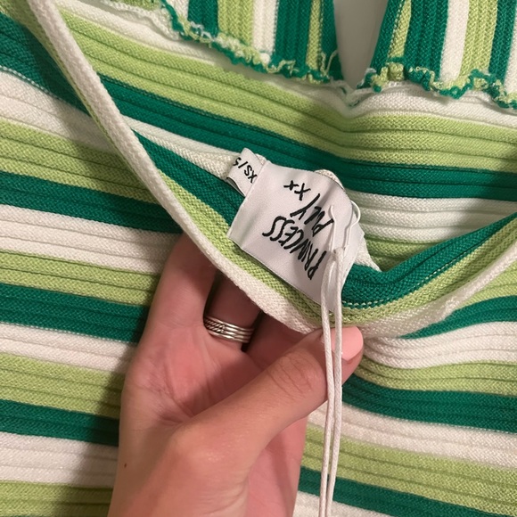 Princess Polly green halter dress - Picture 5 of 5